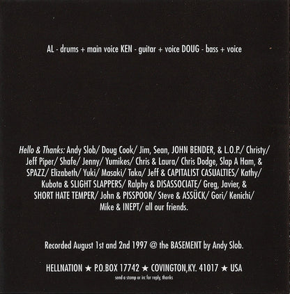 Hellnation : Your Chaos Days Are Numbered (CD, Album)