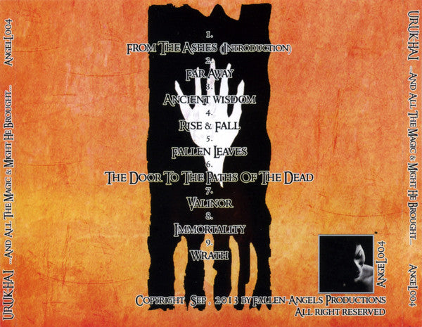 Uruk-Hai : ...And All The Magic & Might He Brought... (CD, Album, Ltd)
