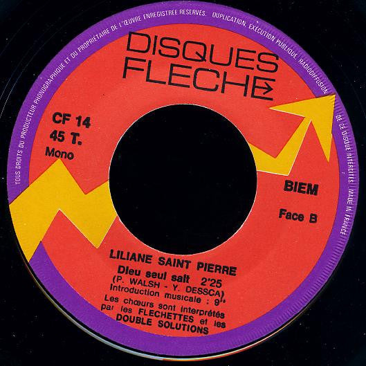 Liliane Saint-Pierre : N° 7 - Nous Resterons Unis / Dieu Seul Sait (7", Single, Mono)