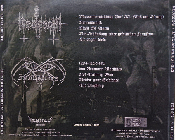 Redreom / Styxian Industries : Der Befehl Lautet: Toete / Manifestation  (CD, Album)
