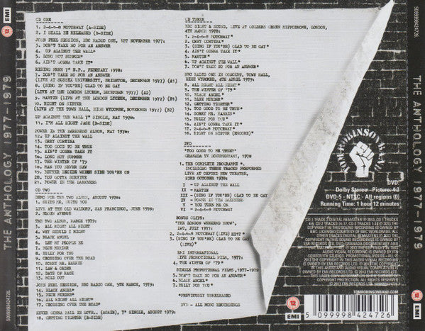 Tom Robinson Band : The Anthology 1977-1979 (3xCD, Comp + DVD, Mono, NTSC, DVD)
