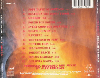 Pro-Pain : Foul Taste Of Freedom (CD, Album)