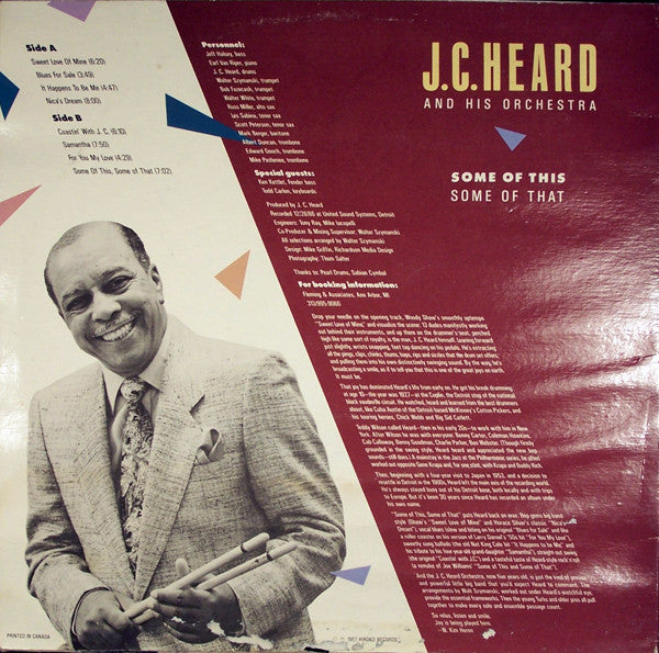 J.C. Heard : Some Of This, Some Of That (LP)