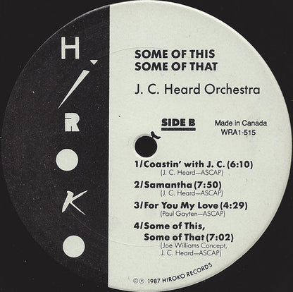 J.C. Heard : Some Of This, Some Of That (LP)