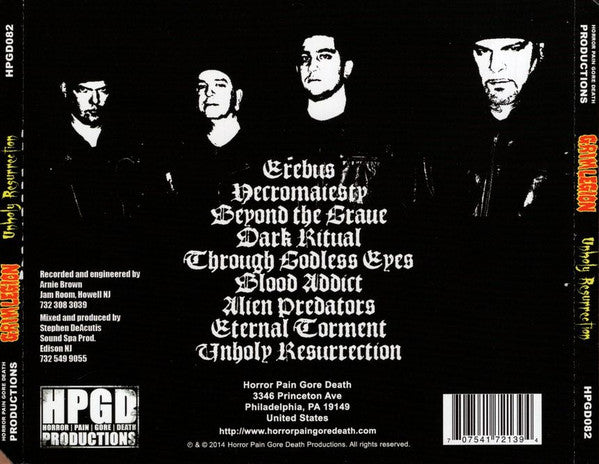 Grim Legion : Unholy Resurrection (CD, Album)