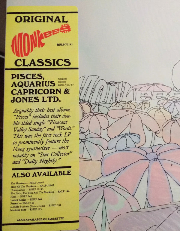 The Monkees : Pisces, Aquarius, Capricorn & Jones Ltd. (LP, Album, RE)