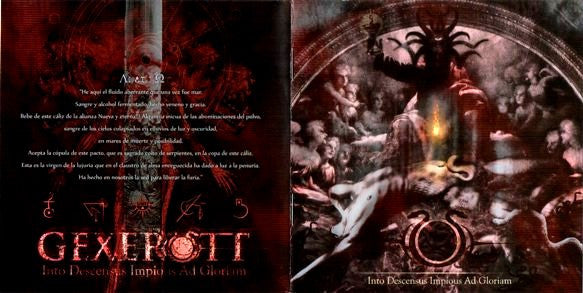 Gexerott : Into Descensus Impious Ad Gloriam (CD, Album, Ltd)