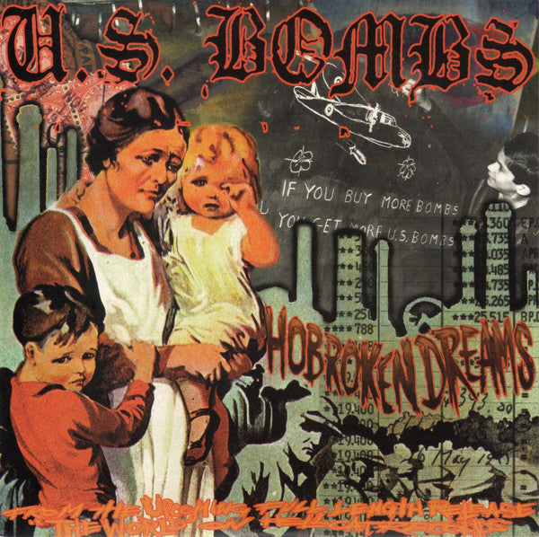 U.S. Bombs : Hobroken Dreams (7", Ltd, Yel)