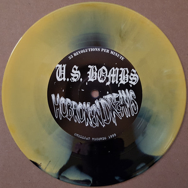 U.S. Bombs : Hobroken Dreams (7", Ltd, Yel)