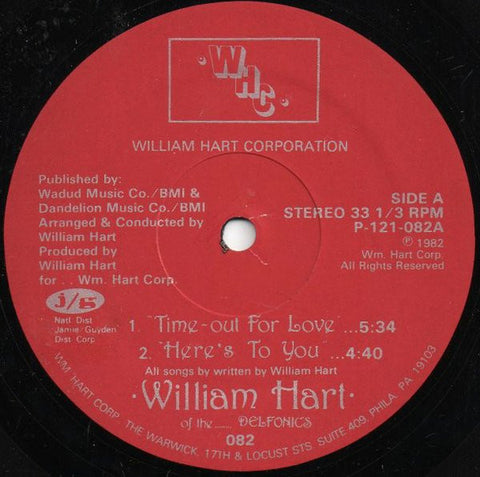 William Hart : Time-Out For Love (12")