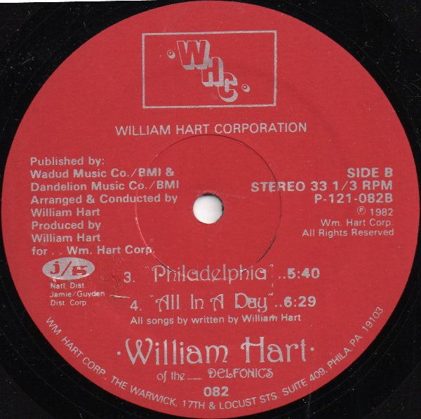 William Hart : Time-Out For Love (12")