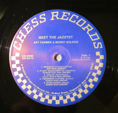 Art Farmer - Benny Golson : Meet The Jazztet (LP, Album, RE)