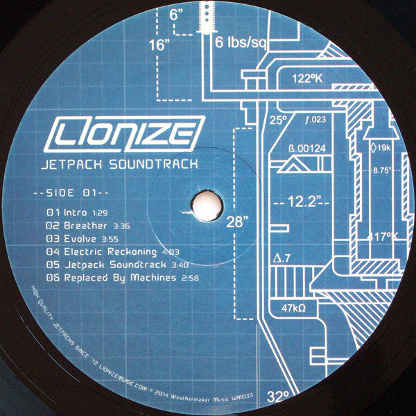 Lionize : Jetpack Soundtrack (LP, Album)