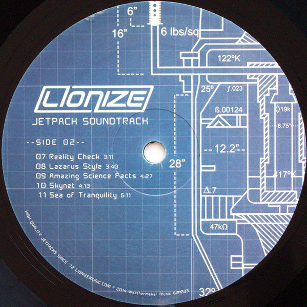 Lionize : Jetpack Soundtrack (LP, Album)