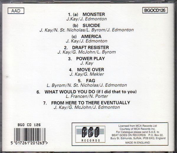 Steppenwolf : Monster (CD, Album, RE)