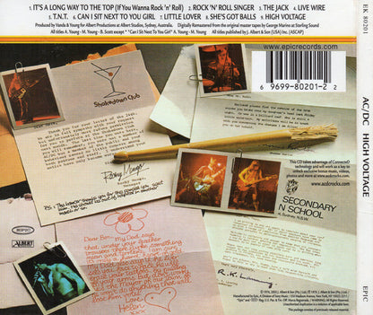 AC/DC : High Voltage (CD, Album, Enh, RE, RM, Dig)