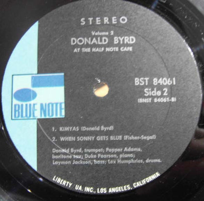 Donald Byrd : At The Half Note Cafe (Volume 2) (LP, Album, RP)