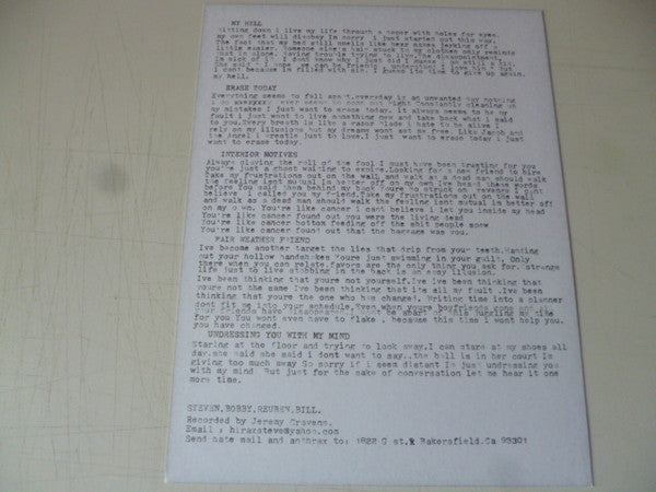 Loser Life : My Hell (12", Gre)