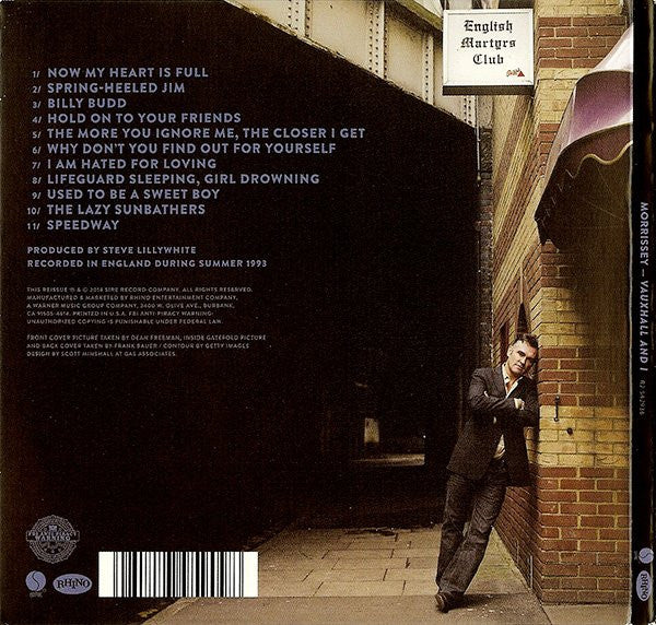 Morrissey : Vauxhall And I (CD, Album, RE, RM + CD, Album + 20t)