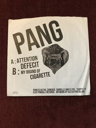 Pang (3) : Attention Deficit (7", Single)