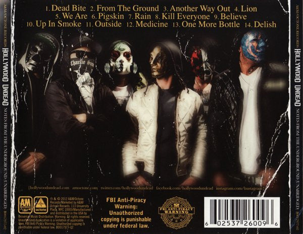Hollywood Undead : Notes From The Underground (Unabridged) (CD, Album, RE)