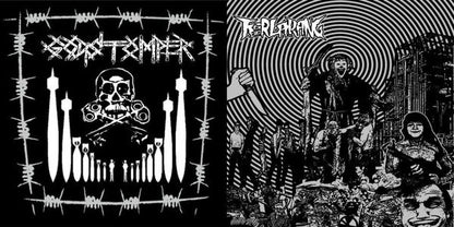 Godstomper / Terlarang : Godstomper / Terlarang (12", Album, Red)