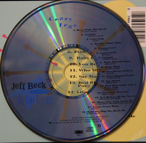 Jeff Beck And The Big Town Playboys* : Crazy Legs (CD, Album)