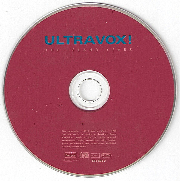 Ultravox!* : The Island Years (CD, Comp)
