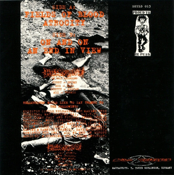 Hellkrusher : Fields Of Blood (7", EP, Cle)