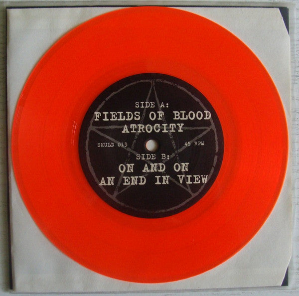 Hellkrusher : Fields Of Blood (7", EP, Cle)
