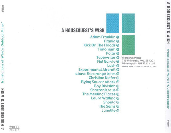 Various : A Houseguest's Wish : Translations Of Wire's 'Outdoor Miner' (CD)