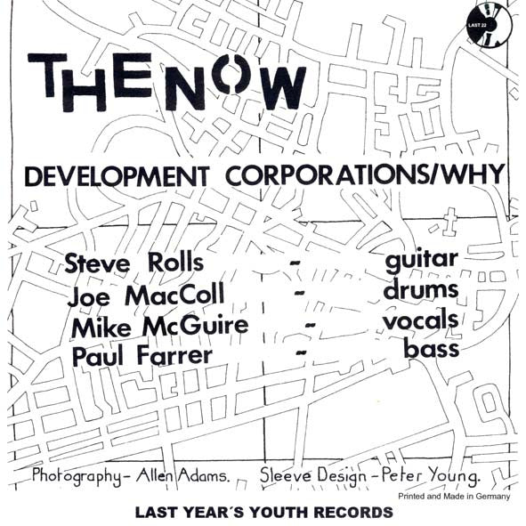 The Now (4) : Development Corporations (7", Single, RE)