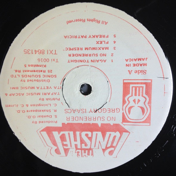 Gregory Isaacs : No Surrender (LP, Album)