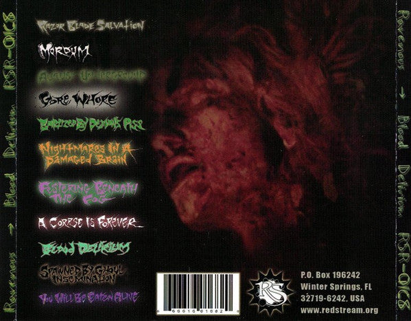 Ravenous* : Blood Delirium (CD, Album, Enh, RE)