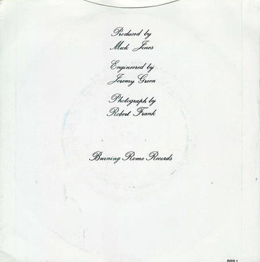 Theatre Of Hate : Rebel Without A Brain (7")