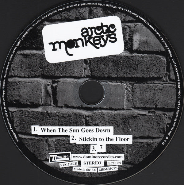 Arctic Monkeys : When The Sun Goes Down (CD, Single)
