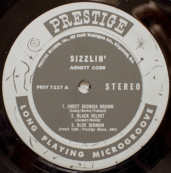 Arnett Cobb : Sizzlin' (LP, Album, RE)