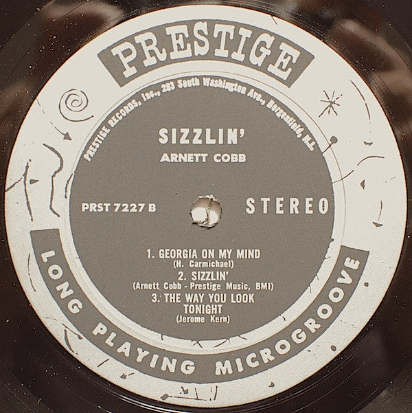Arnett Cobb : Sizzlin' (LP, Album, RE)