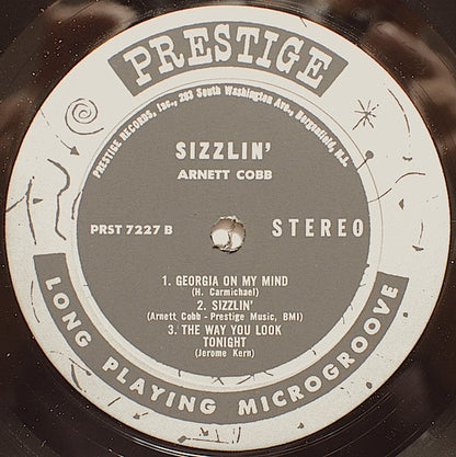 Arnett Cobb : Sizzlin' (LP, Album, RE)