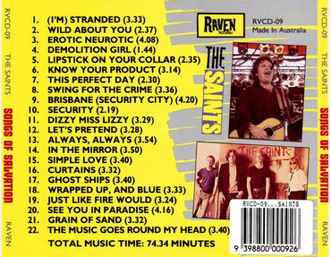 The Saints (2) : Songs Of Salvation 1976-1988 (CD, Comp, RE)