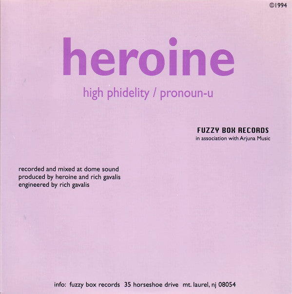 Heroine (2) : Our Little Audio 7-Inch (7")