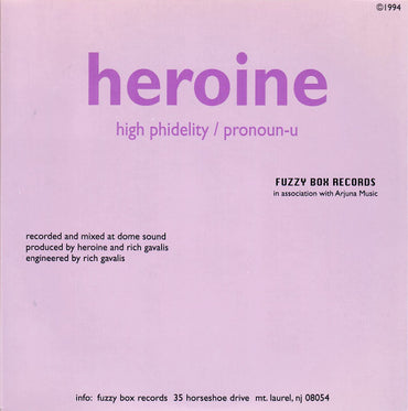 Heroine (2) : Our Little Audio 7-Inch (7")