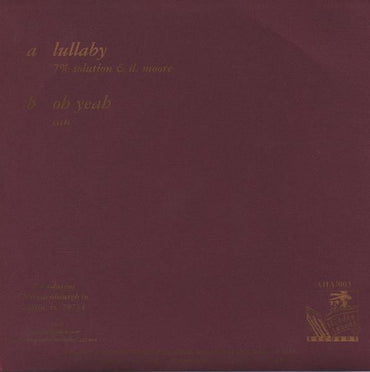 7% Solution : Lullaby / Oh Yeah (7")