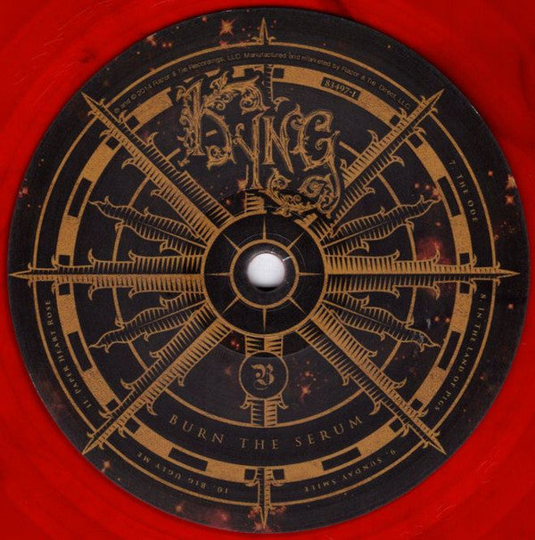 Kyng : Burn The Serum (LP, Album, Red)