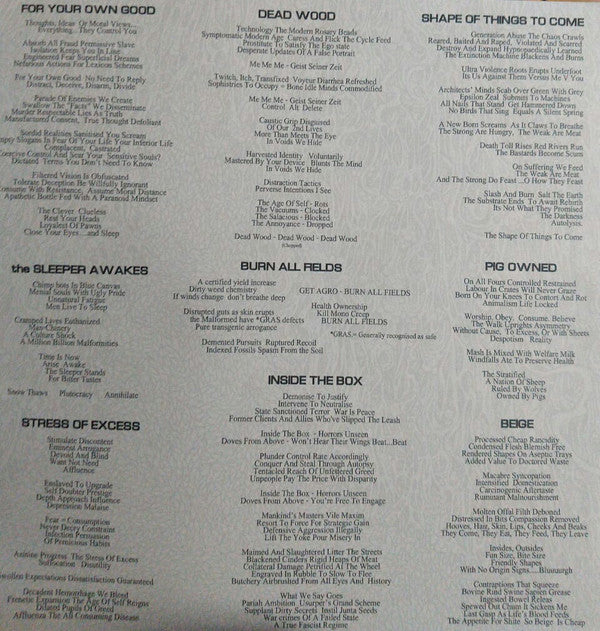 SSS : Limp. Gasp. Collapse. (LP, Album)