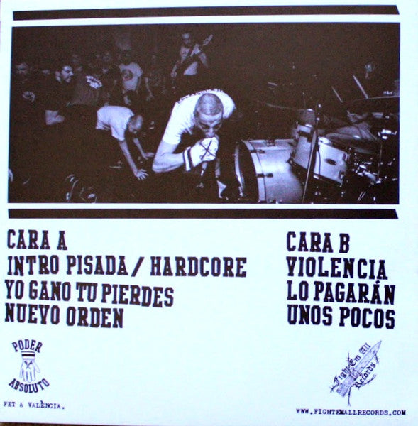 Poder Absoluto : Poder Absoluto (7", Cle)
