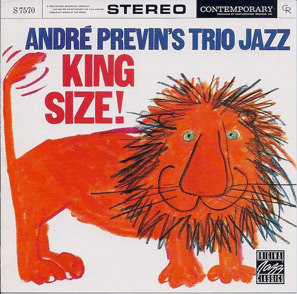 The André Previn Trio : King Size! (CD, Album, RE, RM)