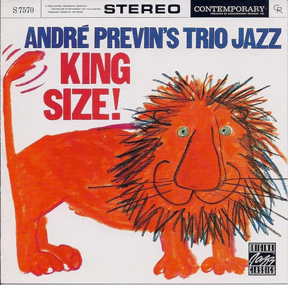 The André Previn Trio : King Size! (CD, Album, RE, RM)