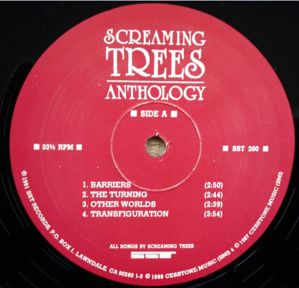 Screaming Trees : Anthology: SST Years (2xLP, Comp)