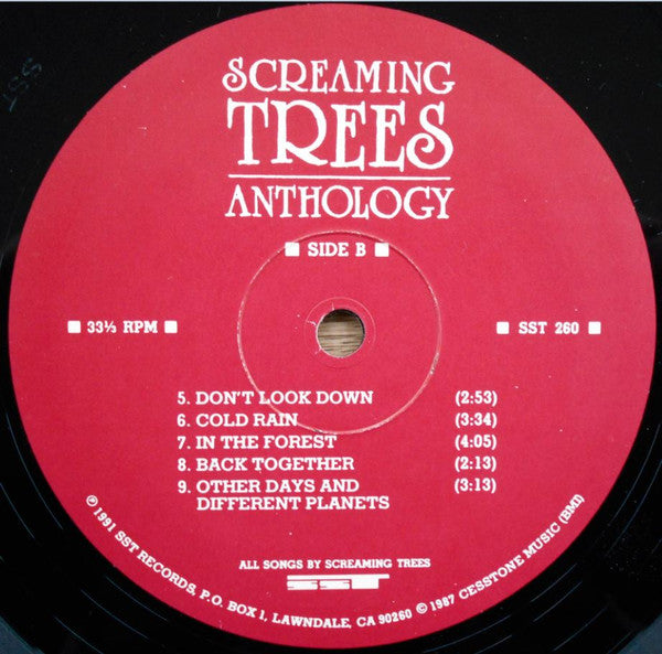 Screaming Trees : Anthology: SST Years (2xLP, Comp)